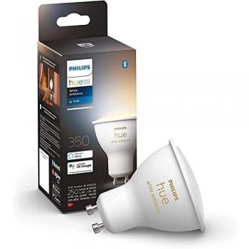 Philips Hue White Ambiance GU10 Smart LED Bulb 4.3W Warm to Cool White