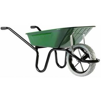 Carretilla Aktiv Premium 100L con rueda antipinchazos y resistente Haemmerlin