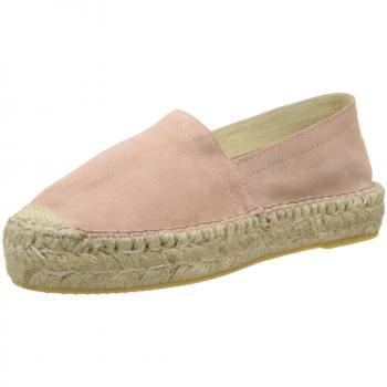 PIECES Pslucia Suede Espadrillos, Alpargatas para Mujer, Rosa