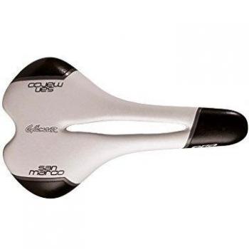 San Marco Era Racing Glamour Open Sillín de Ciclismo, Mujer, Blanco, Talla Única