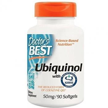 Doctor's Best Ubiquinol with Kaneka QH 50mg - 90 Softgels, Antioxidant Support Supplement