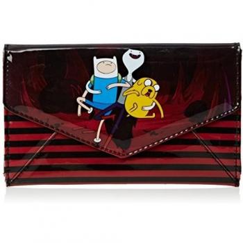 Adventure Time Bolsa para Monedas, 19 cm, Color Rojo
