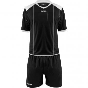 Gedo KITSETFUT1301 - Equipación unisex, color negro / blanco, talla XL
