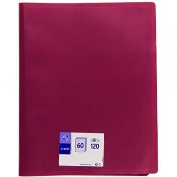 Viquel 152323 - Carpeta de 60 fundas, de polipropileno, A4, multicolor
