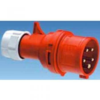 Solera 902144A - Clavija industrial IP44 3P+T, 32A, 400V.