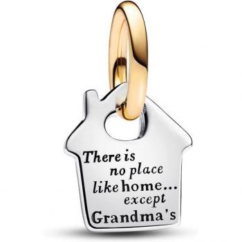 Charm Colgante Casa de la Abuela en Dos Tonos para Mujer - PANDORA 763205C00