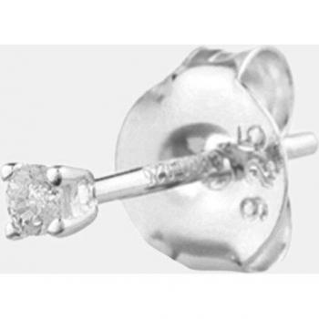 Pendiente individual Agatha Paris de plata con circonita