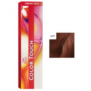 Wella Color Touch Vibrant Reds 6/47 Rubio Oscuro Cobrizo Arena 60ml