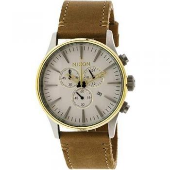 NIXON Reloj Cronógrafo para Hombre de Cuarzo con Correa en Cuero A4052548