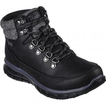 Botas de Senderismo Skechers Synergy Cool Seeker negro mujer, Black Microleather/Felt, tamaño 40 EU