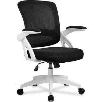 COMHOMA Silla Escritorio Oficina Ergonómica Despacho Malla Reposabrazo Plegable Flexible
