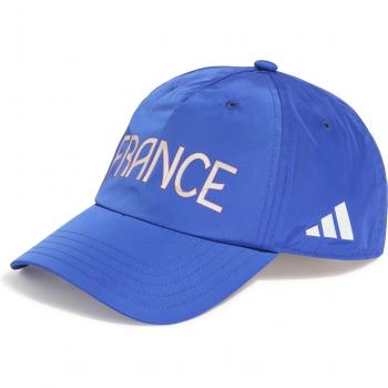 Adidas Team France Tech Baseball Cap 2024 Blue 58 cm Unisex
