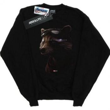 Sudadera de Mujer Marvel Avengers Endgame Avenge The Fallen Rocket Negra Grande