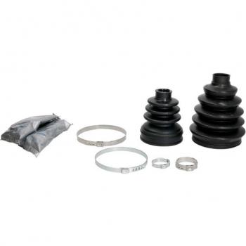 Kit de fuelles para eje de transmisión SPIDAN 36430, incluye fuelles de goma, abrazaderas metálicas y es compatible con vehículos específicos para la protección del árbol de transmisión