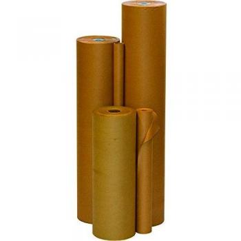Rollo de papel kraft marrón 0,50 m x 250 m 70 g/m²