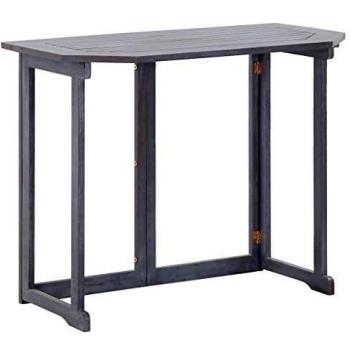 vidaXL Folding Balcony Table 90x50x74 cm Solid Acacia Wood
