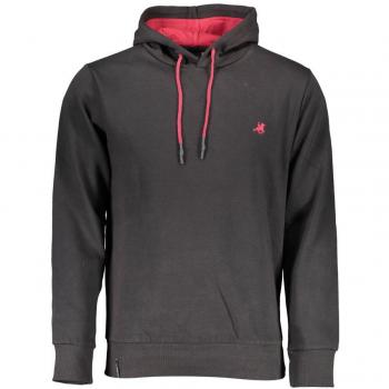 U.S. Polo Assn. Men's Black Cotton Hooded Sweatshirt - XXL