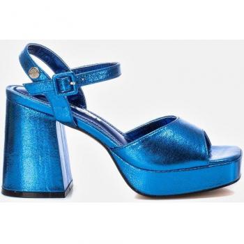 Sandalia de tacón Refresh 171886 azul con hebilla