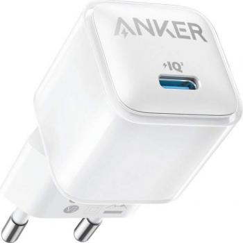 Cargador Rápido USB-C Anker Nano Pro 20W Blanco