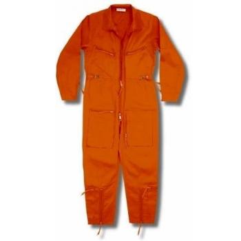 Uniforme de piloto continental-Mono de trabajo- Naranja- Talla 38UK