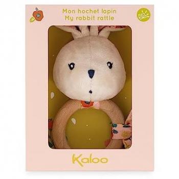 Peluche Sonajero Conejo Coquelicot - Kaloo - Madera - Blanco - Unisex