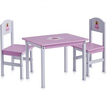Zeller 13442 Princess - Juego de muebles infantiles de tablero DM