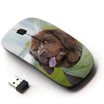 KawaiiMouse [ Ratón óptico 2.4G inalámbrico ] pes yazyk kosynka