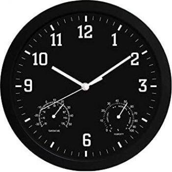 Reloj Oficina Negro 30 CM