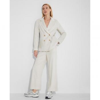 Naëlle - Pantalón ancho de mujer de pana con bolsillos frontales