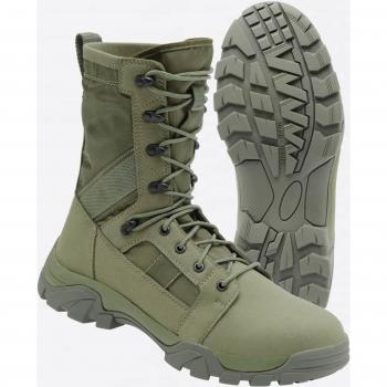 Brandit Olive Green Defense Boots - Men's Size 43