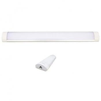Regleta LED Enlazable Extraplana 580MM 25W 3000K PF0,9 130º - Hasta 40 Unidades
