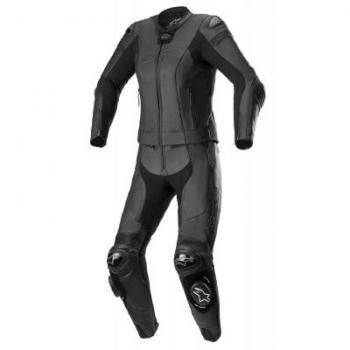 Alpinestars Mono de Cuero para Mujer Stella Missile V2 2 Piezas Negro