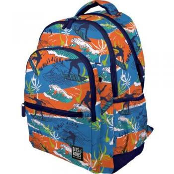 MOCHILA ESCOLAR JUVENIL RUBBER B&B24 HAWAII