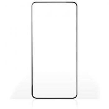 NEDIS Protector de Pantalla Protector de Pantalla de Vidrio para Oneplus 7 Pro | Cubierta Completa | Bordes 3D Curvados | Transparente/Negro Transparente/Negro