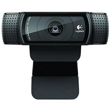 Logitech HD Pro Webcam C920 - Cámara web de alta definición 1920 x 1080 Pixeles USB 2.0 en color negro