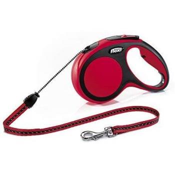 TRIXIE flexi New COMFORT, Cuerda enrollable, M: 8 m, Verde, Perro