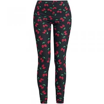 Rock Rebel by EMP Built For Comfort Mujer Leggins Negro XXL, 90% poliéster, 10% elastán, Pitillo