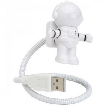 Cmp-Paris LÁMPARA USB Astronauta HT1138, Blanco, Estandar
