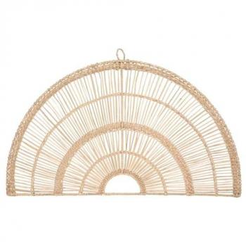 Cuadro Decorativo de Pared Arco en Caña - 60x35 cm - Beige