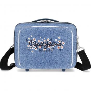 Neceser ABS Pepe Jeans Digital Hatty Adaptable denim