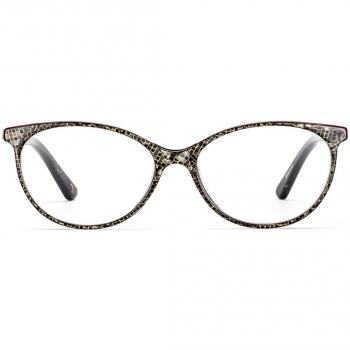 Etnia Barcelona Bergamo GDBZ Armazones y Lentes Recetados para Mujer Negros, 53 mm
