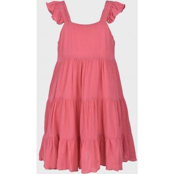 Vestido de bebé niña rosa de algodón - La Ormiga 1090093210