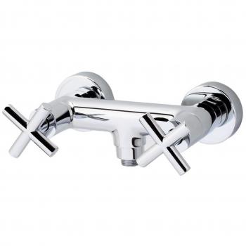 Galindo Matrix 8243000 grifo ducha bimando con accesorios de ducha plata cromado