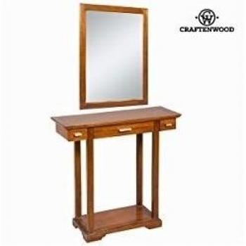 Console ingresso con specchio coloniale - Serious Line Collezione by Craften Wood