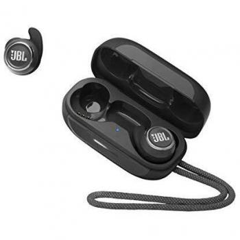 Auriculares Deportivos Intraaurales JBL Reflect Mini NC True Wireless con Cancelación de Ruido, Resistencia al Agua IPX7 y Bluetooth - Negros