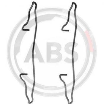 Kit de Accesorios y Pastillas de Freno A.B.S. 1186Q para Ford Escort 5 y 6