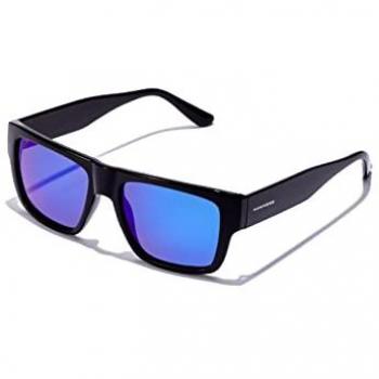 HAWKERS Waimea Gafas de Sol Polarizadas Rectangulares Negras para Adulto Unisex