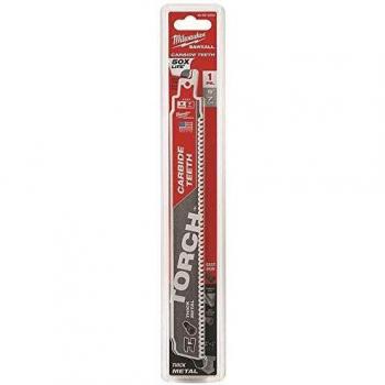 Milwaukee The Torch 230mm Carbide Reciprocating Saw Blade for Metal, 7 TPI