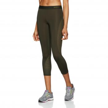 Nike W Np Hprcl Cpri Mallas, Mujer, Gris