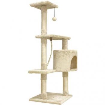 Árvore para gatos Paloma 40 x 40 x 114cm - Bege